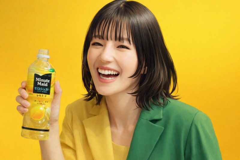 【ミニッツメイドゼロシュガーCM】黄色と緑衣装の女性は誰？ダンスが上手い女優の正体を調査！